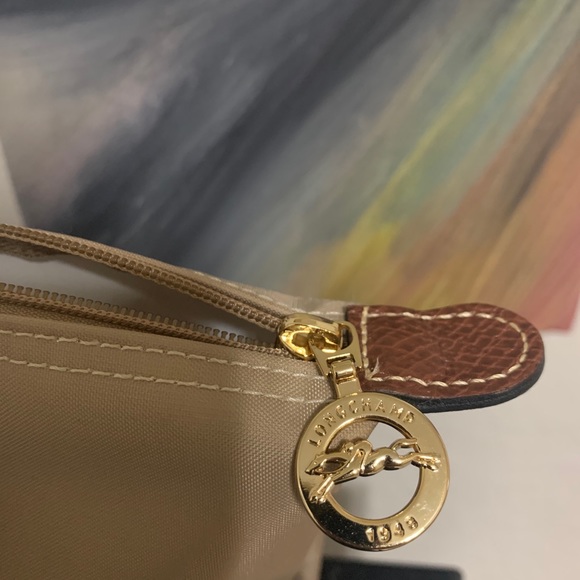 Longchamp beige bag w/ extended handles - Picture 3 of 4